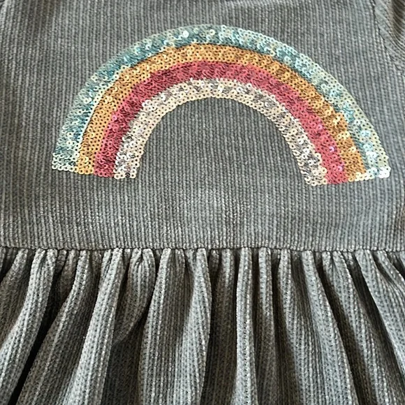 Sunice Kids Gray Rainbow Dress - Picture 3 of 5